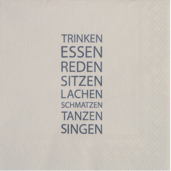 Servietten – Schmatzen …
