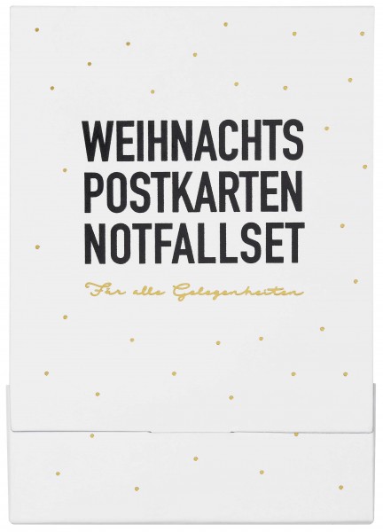 Weihnachtspostkarten Notfallset