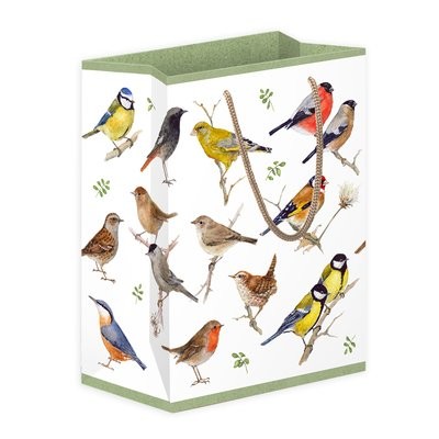 Geschenktüte Gartenvögel mittel