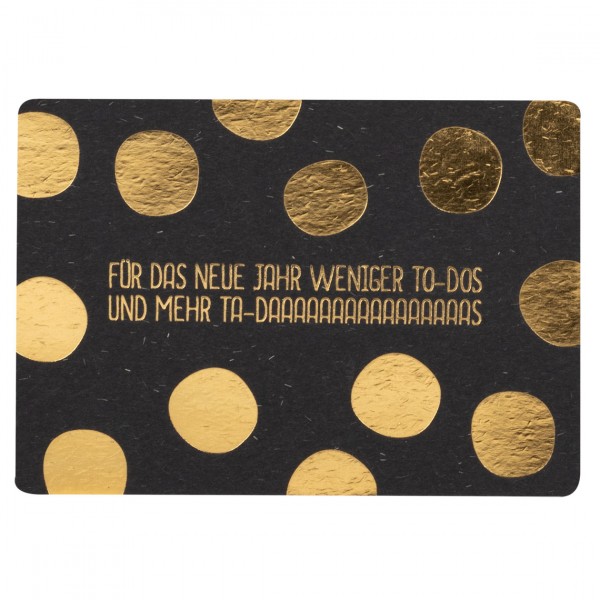 Gute Wünsche Postkarte – Für das Neue …