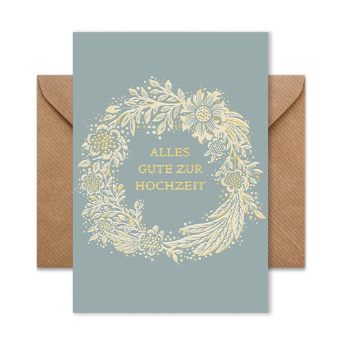 Klappkarte "Alles Gute zur Hochzeit"