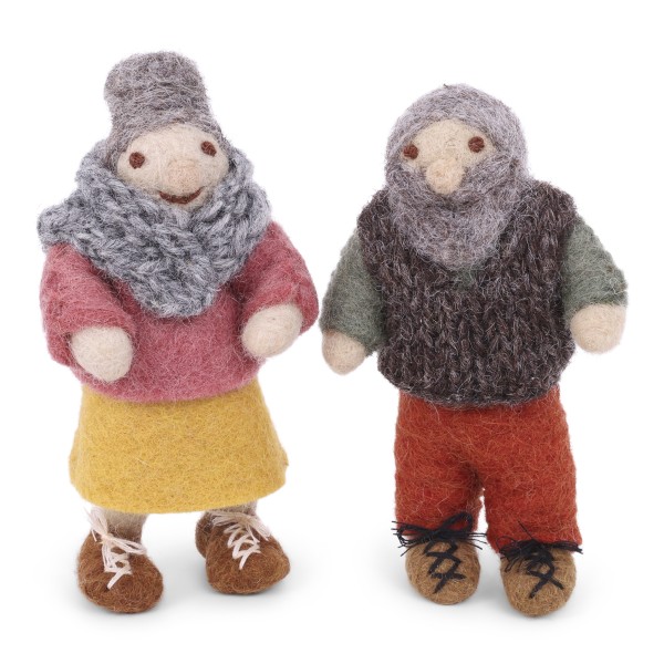 Filz: Oma und Opa