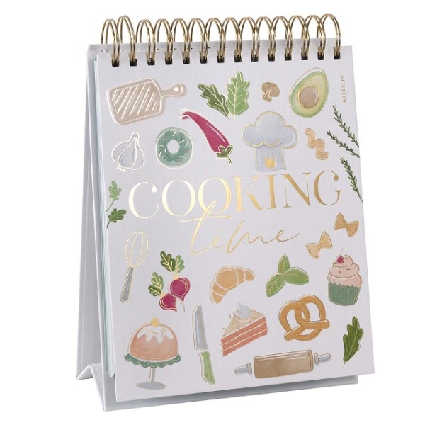 Rezeptbuch mit Aufsteller