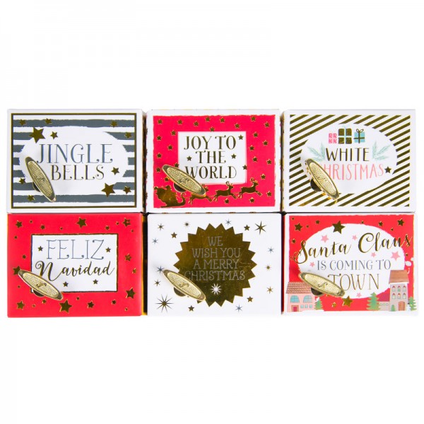 Music Box White Christmas – Stripes
