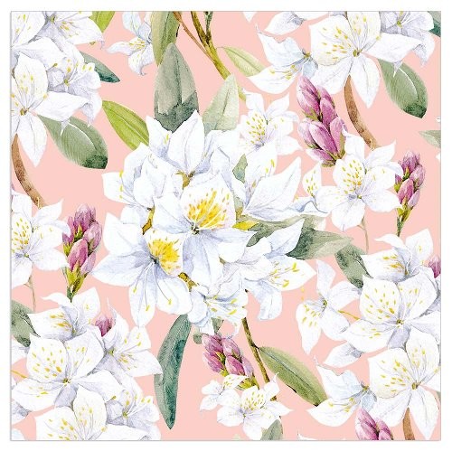 Servietten – Finest Blüte rosa