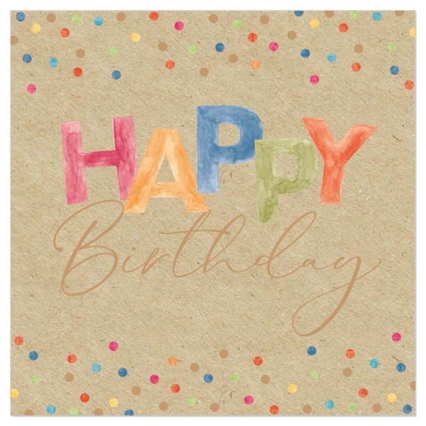 Serviette Birthday