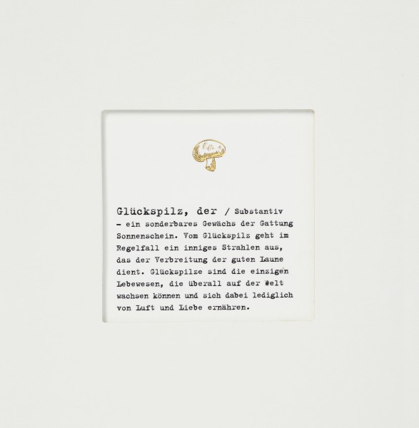 Passepartoutkarte Glück