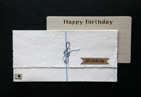 Papier Postkarte_Zum Geburtstag