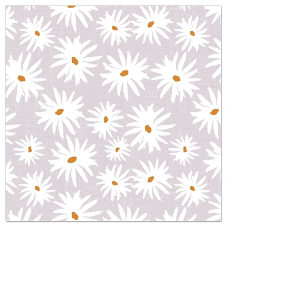 Cocktailservietten – Blümchen taupe