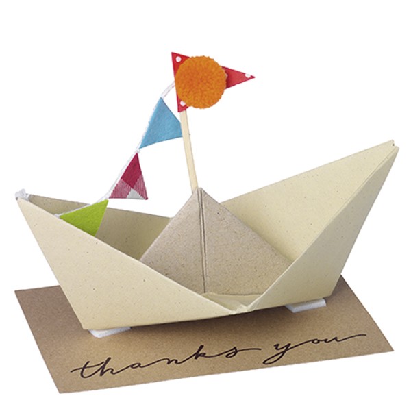 Karte Geschenkboot Thank you