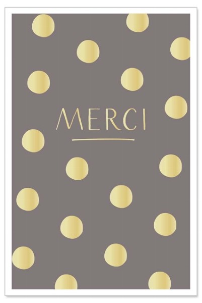 Grußkarte – Merci Dots