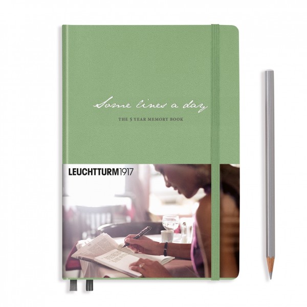 Some lines a day - Salbei - Fünfjahresbuch