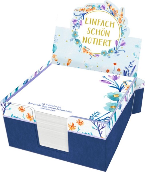 Zettelkästchen – Einfach schön notiert (all about blue)