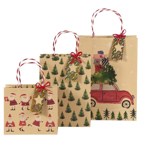 Papiertasche Organics Santa S