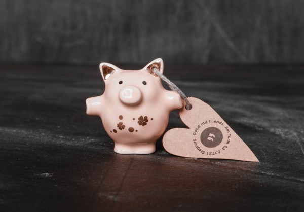 Mini Schwein – Klee Gold