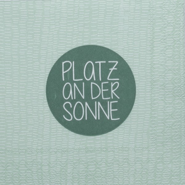 Cocktailservietten – Platz an der Sonne
