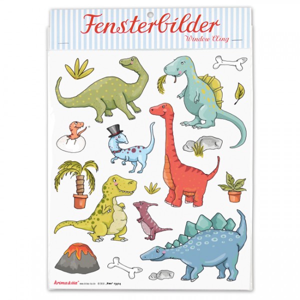 Fensterbilder Dinos