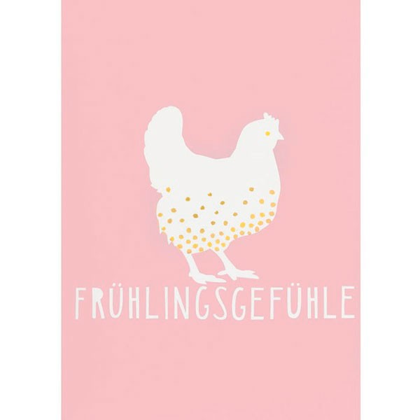 Postkarte Ostern – Frühlingsgefühle