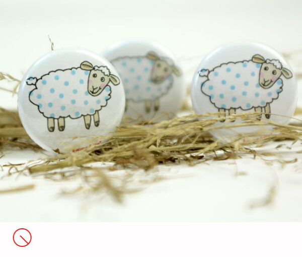 Button Schaf