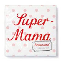Serviette Super Mama