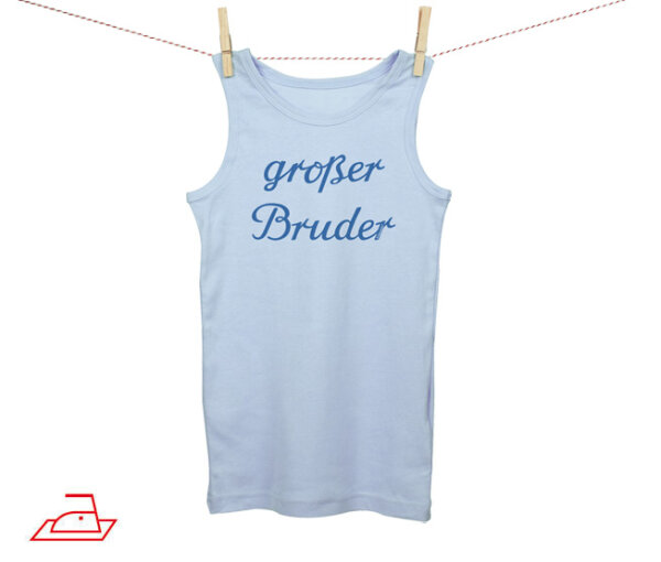 Bügelbild großer Bruder