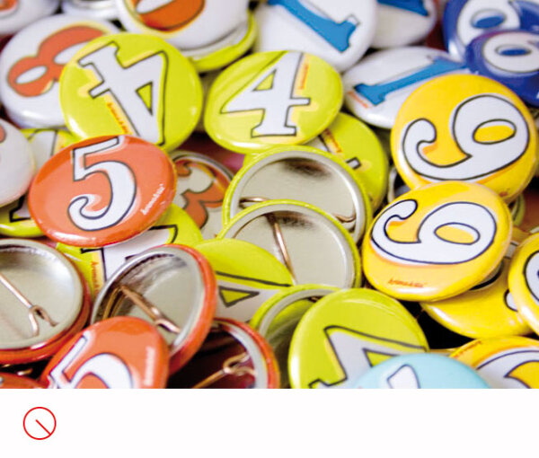 Button Zahl