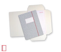 Mappe A4 Tupfer grau