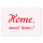 Postkarte Home Sweet Home