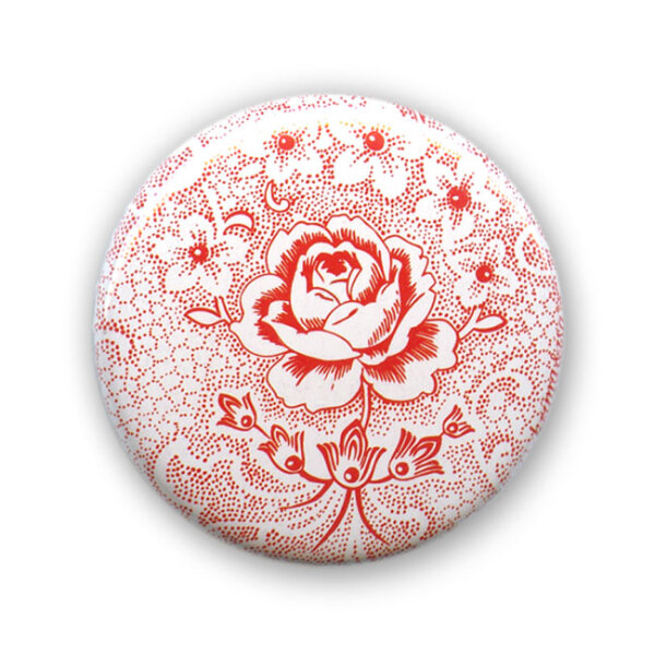 Button Rosen Rot
