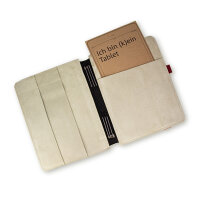 TB 21x28 Leder/Velours Braun_Beige