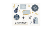 Stickerbuch All about Music
