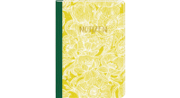 Notizheft A5 Serie Yellow Blumenmuster