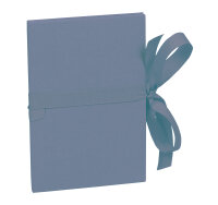 Leporello klein Lavablue