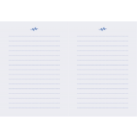 Kleines Notizheft Blau