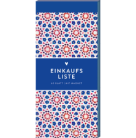Einkaufsliste Blau