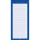 Einkaufsliste Blau