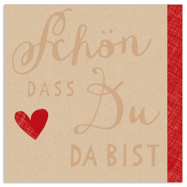 Servietten – Schön dass du …