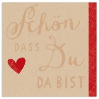 Servietten – Schön dass du …