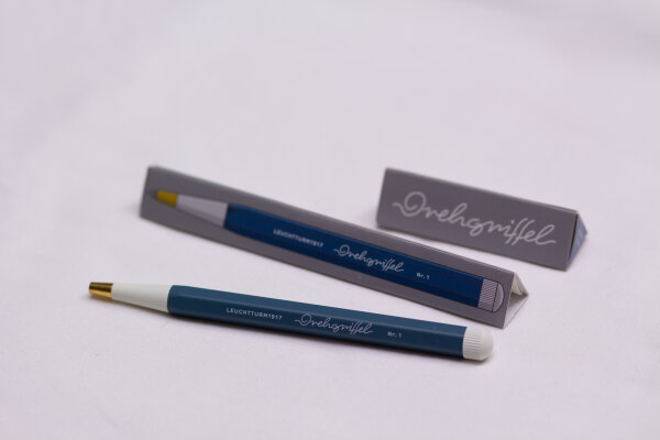 Drehgriffel Kugelschreiber stone blue
