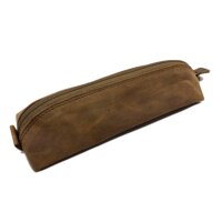 Leder Stifteetui dreieckig Leder