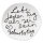 Teller klein – Lebe jeden Tag …
