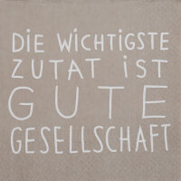 Servietten – wichtigste Zutat