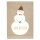 Postkarte – Von Herzen, Schneemann