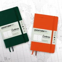 Outlines Notizbuch B6+ Green