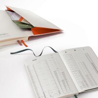 Outlines Notizbuch B6+ Orange