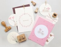 Stempelset Liebe im Gepäck