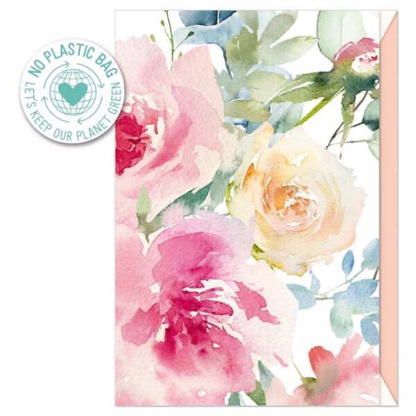 Karte – Blütencollage