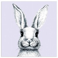 Servietten – Hase, flieder