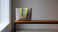 Korbtasche light grey