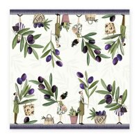 Serviette Oliven